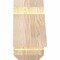 Ekena Millwork Eugene Rough Sawn Timber Gable Bracket, Douglas Fir, 36"W x 9"H x 6"D x 6"F, 6/12 Pitch GBW036X09X0606EUG00RDF - alternate 2